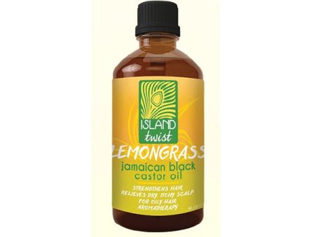 ISLAND TWIST - Jamaican Black Caster Oil Lemongrass - 4 fl oz (118 ml) Fashion