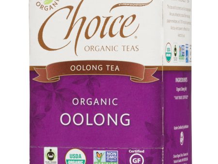 CHOICE - Oolong Tea Organic Oolong - 6 x 16 Tea Bags Online Hot Sale