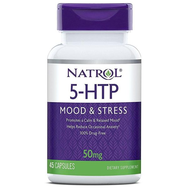 NATROL - 5-HTP 50 mg - 45 Capsules Supply