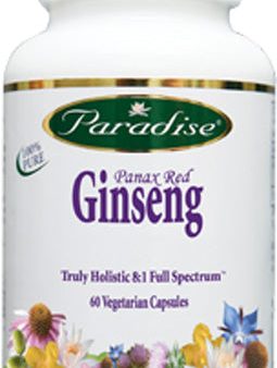 PARADISE - Panax Red Ginseng - 60 Vegetarian Capsules Cheap