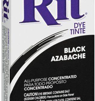 RIT DYE - Powdered Fabric Dye Black - 1.125 oz. (31.9 g) Hot on Sale