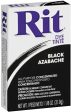 RIT DYE - Powdered Fabric Dye Black - 1.125 oz. (31.9 g) Hot on Sale