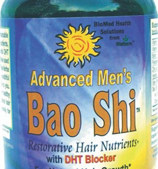 BIOMED HEALTH - Advanced Mens Bao Shi Restorative Hair Nutrients - 120 Capsules Supply