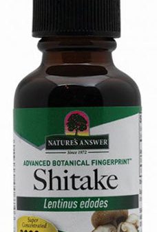 NATURE S ANSWER - Shiitake Fruiting Body Alcohol Free Extract - 1 fl. oz. (30 ml) on Sale