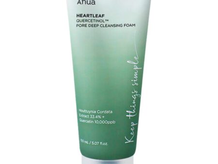 Anua Heartleaf Quercetinol Pore Deep Cleansing Foam 150ml Online Sale