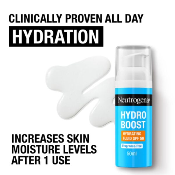 Neutrogena Hydro Boost Hydrating Fluid SPF50 50ml Supply