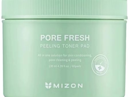 Mizon Pore Fresh Peeling Toner Pad 60x Hot on Sale