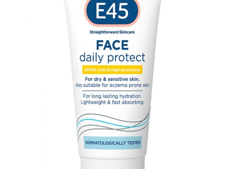 E45 Face Daily Protect Moisturiser SPF30 50ml Fashion