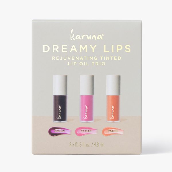 Karuna Dreamy Lips Rejuvenating Tinted Lip Oil Trio Discount