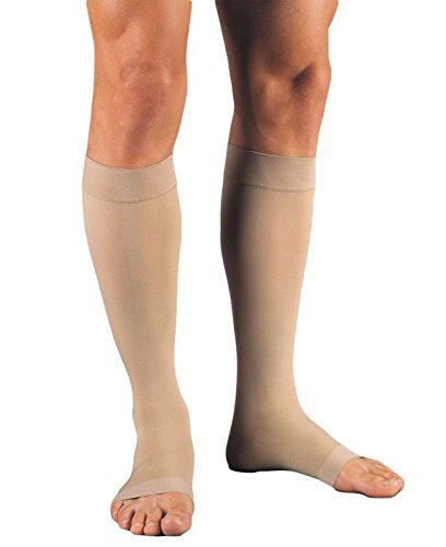 Jobst Medical Legwear Stockings Relief Compression Knee High 20-30 mm Hg, Open Toe Beige, X-Large - 1 ea For Sale