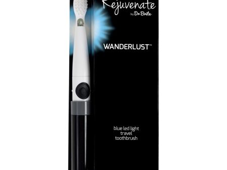 Rejuvenate by Dr. Brite Wanderlust LED Travel Toothbrush, Black on Sale