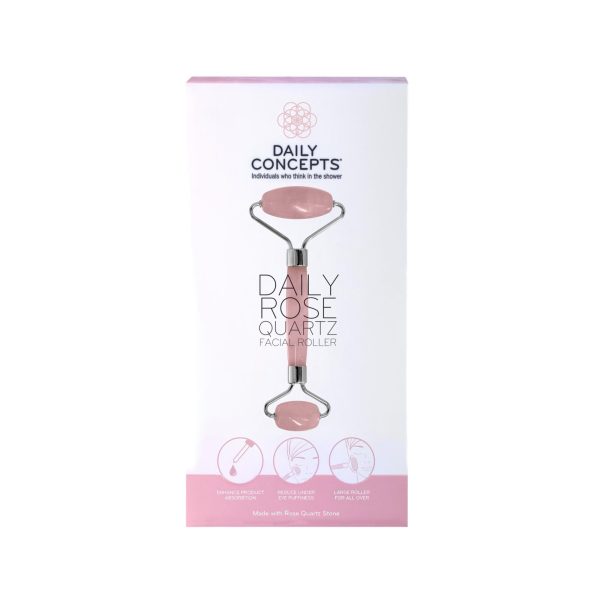 Daily Concepts Rose Quartz Facial Roller Sale