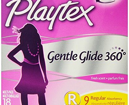 Playtex gentle glide tampons deodorant, multi pack - 18 ea Hot on Sale