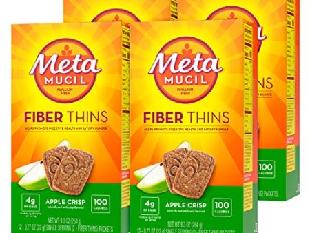 Metamucil Apple Crisp Natural Fiber Wafers - 12 ea ( Pack Of 2 ) Discount