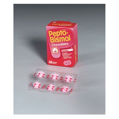 Pepto - Bismol Chewable Tablets Relieves Heartburn, Original - 48 ea Online now