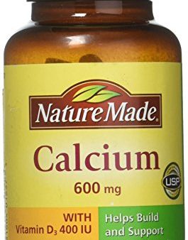 Nature Made Calcium 600mg with Vitamin D 400 IU Tablets - 120 ea Supply