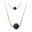 Serina & Company Double Strap Lava Necklace For Sale