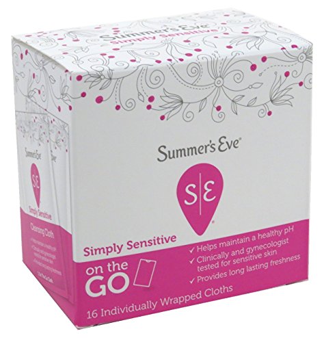 Summers Eve Feminine Cleansing Cloths, Sensitive Skin - 16 ea. For Sale