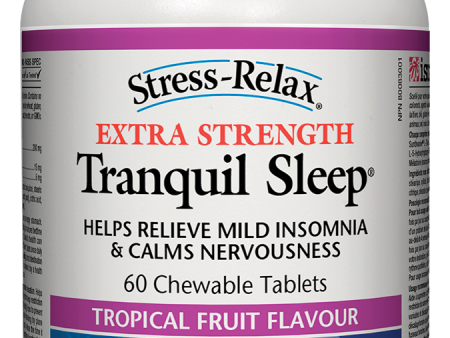 Natural Factors Tranquil Sleep Extra Strength 60 Chewable Tablets Online now