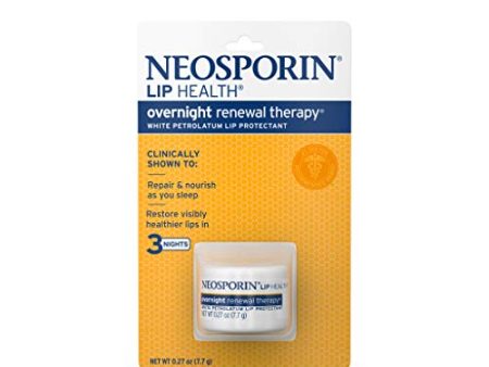 Neosporin lip health overnight renewal therapy - 0.27 Oz. For Sale