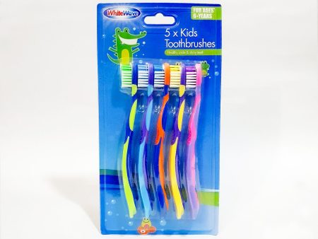 WHITE WAVE 5* KIDS  (6+YEARS) TOOTHBRUSH Online now