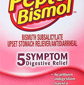 Pepto-Bismol Tablets Relieves Heartburn - 30 ea Fashion