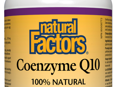 Natural Factors Coenzyme Q10 100mg Hot on Sale