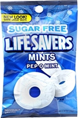 Lifesavers sugar free hard candy, pepomint - 2.75 oz, 12  case For Sale