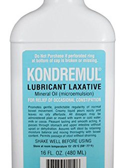 Kondremul lubricant laxative, mineral oil for the relief of constipation - 480 ml Sale