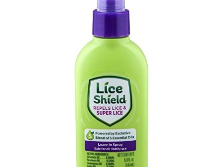 Lice Shield Repels Head Lice Leave in Spray - 5 oz. Online now