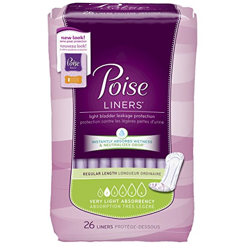 Kimberly Clark Poise Pantiliners, #19305 - 26   Bag, 8 Bags   Case Online Sale