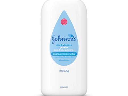 Johnsons Baby Powder with Aloe and Vitamin E Pure Cornstarch, 3058 - 420 gm For Sale