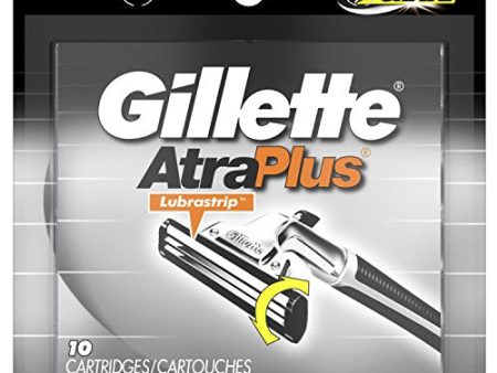 Gillette Atra Plus, Refill Cartridges - 10 ea Online Hot Sale