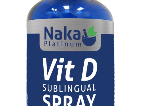 Naka Vitamin D Sublingual Spray 100 ml (60+40 Free) Supply