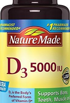 Nature Made Vitamin D3 5000 IU Liquid Softgels - 90 ea For Cheap