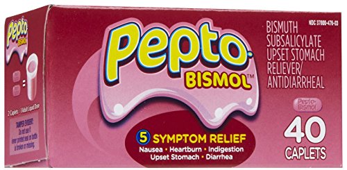 Pepto - Bismol Caplets Easy to Swallow - 40 ea on Sale