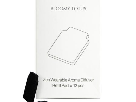 Bloomy Lotus Zen Wearable Negative Ion Diffuser Refills, 12 ct Hot on Sale