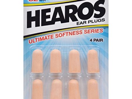 Hearos Ultimate Softness Series Ear Plugs - 4 Pairs. on Sale