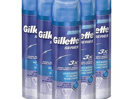 Gillette Series Shave Gel, Moisturizing - 7 OZ Online now