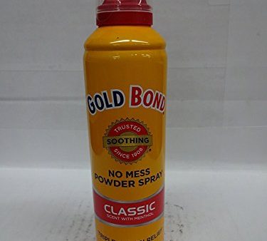 Gold Bond No Mess Classic Scent Powder Spray With Menthol - 7 Oz Hot on Sale