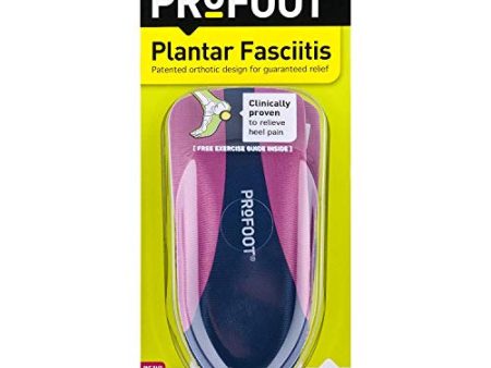 ProFoot Plantar Fasciitis Insoles for Women - 1 Pair on Sale