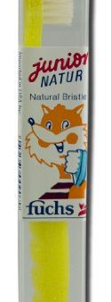 Fuchs junior natural bristle toothbrush for child, Medium, 1 unit. Online Hot Sale