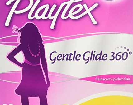 Playtex Gentle Glide Tampons Deodorant, Regular - 20 Ea Fashion