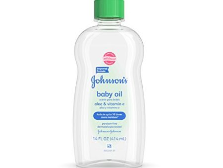 Johnsons Baby Baby Oil Aloe & Vitamin E -392 ml on Sale