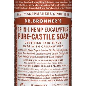 Dr. Bronner s All-One Pure-Castile Liquid Soap Eucalyptus Hot on Sale