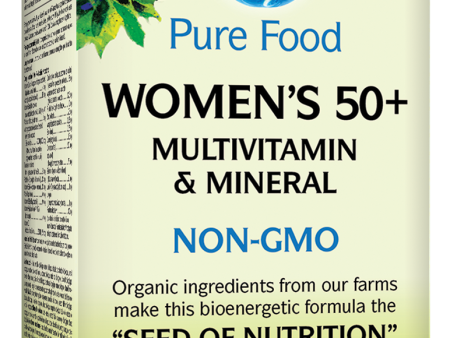 Natural Factors Whole Earth & Sea Women s 50+ Multivitamin & Mineral 60 Tablet For Cheap