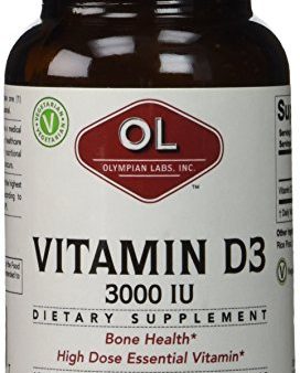 Olympian Labs - Vitamin D3 3000 IU - 100 Capsules. Online Sale