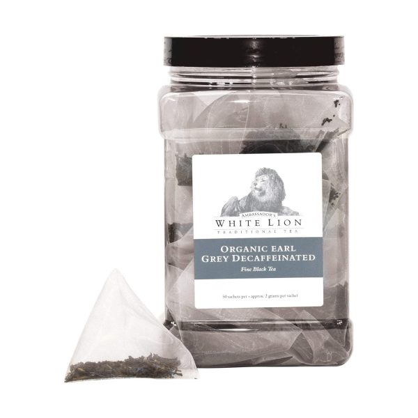 White Lion Organic Earl Grey Decaffeinated Tea Online