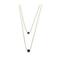 Serina & Company Double Strap Lava Necklace For Sale