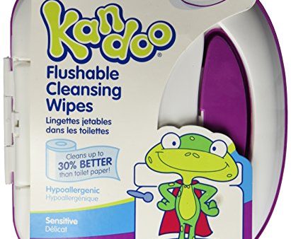 Pampers Kandoo flushable toddler wipes sensitive tub - 50 ea. Online Hot Sale